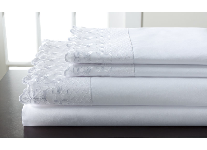 Lark Manor Abere Lace Sheet Set Reviews Wayfair